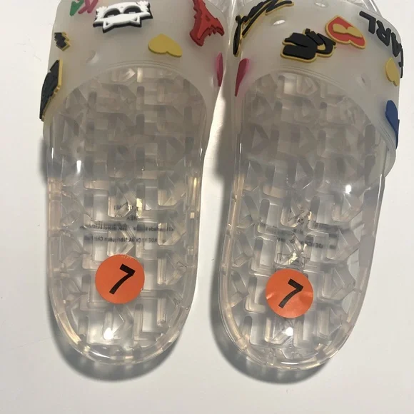 KARL LAGERFELD - PARIS - CLEAR POOL SLIDES - Picture 4 of 4